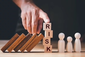 business crisis and risk management concept