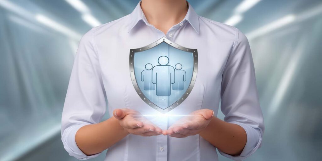 Visual Representation of Protecting Employees with Insurance