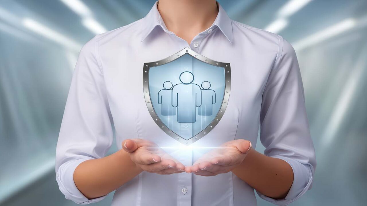 Visual Representation of Protecting Employees with Insurance