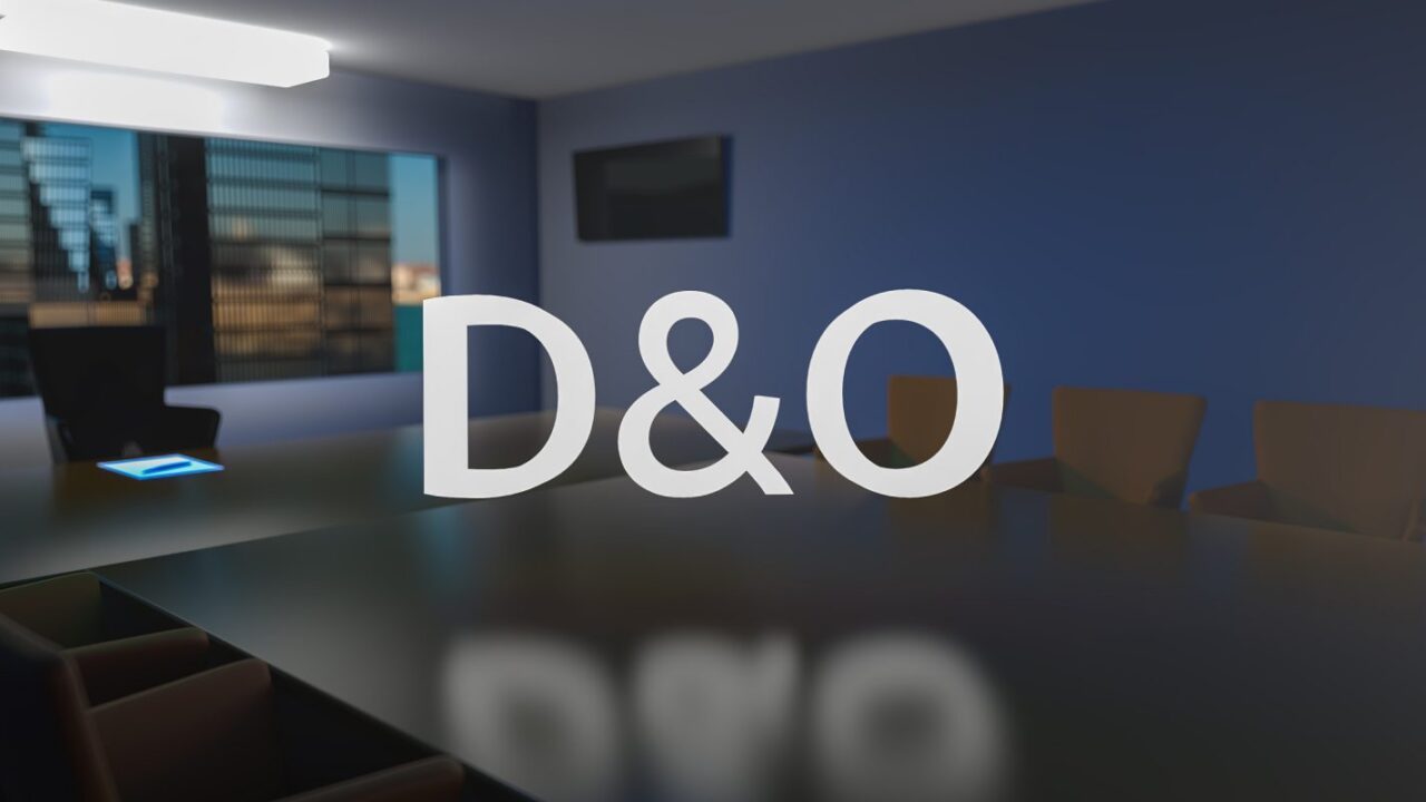 D&O Insurance Concept with A Large Table