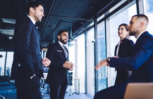 Trade Association Members Discussing Liability Strategy for Third Party Service Providers