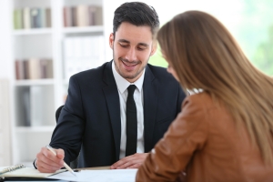Agent Explaining E&O Insurance Exposure to Event Planner